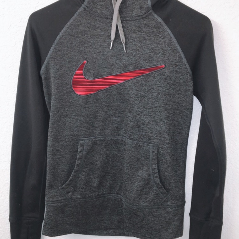 NIKE mock neck hoodie